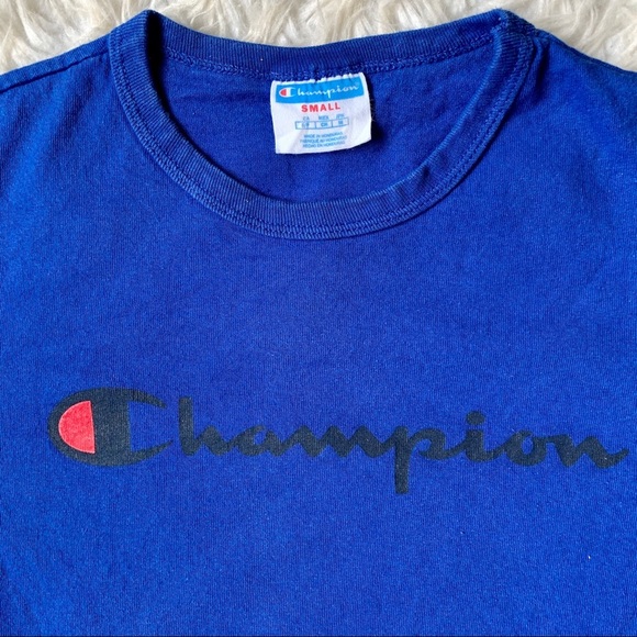 Champion Patriotic Script Long Sleeve Tee - Picture 3 of 4